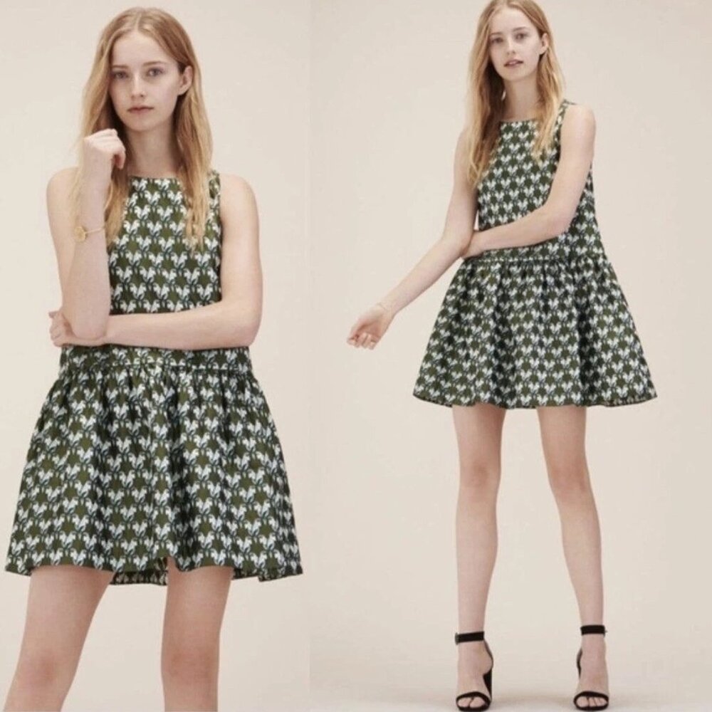 Maje Rower Dress • French Contemporary • Jacquard Minidress  • Size 3 (M/L)